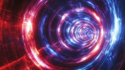 Fototapeta premium Radiating Neon Light Burst, futuristic flashes, Motion lights, Colorful Streaks on Dark Background