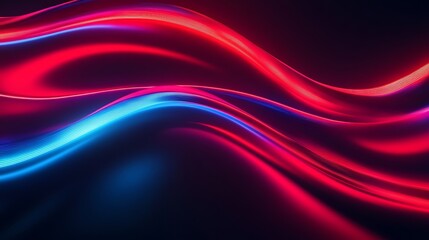 Obraz premium Radiating Neon Light Burst, futuristic flashes, Motion lights, Colorful Streaks on Dark Background