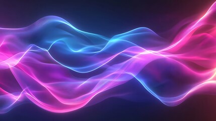 Fototapeta premium Radiating Neon Light Burst, futuristic flashes, Motion lights, Colorful Streaks on Dark Background