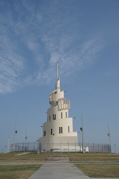 Marjan island under blue skies