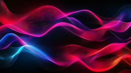 Fototapeta premium Radiating Neon Light Burst, futuristic flashes, Motion lights, Colorful Streaks on Dark Background