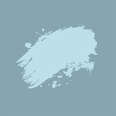 A bold teal paintbrush stroke on a dark teal background, ideal for design projects, digital art, or graphic templates. The simple artistic style is perfect for branding, presentations. 