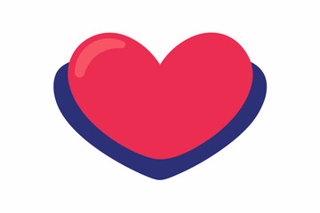 Illustration set of Valentine's Day icons.on white background.Simple and cute Valentine's day illustration set material