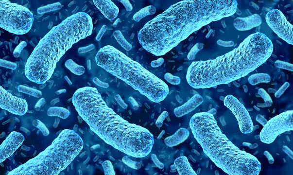 Listeria outbreak and Infection as a foodborne bacterial illness medical concept as a group of dangerous bacteria causing sickness as a health care symbol for microscopic pathogenic infections.