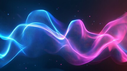 Fototapeta premium Radiating Neon Light Burst, futuristic flashes, Motion lights, Colorful Streaks on Dark Background