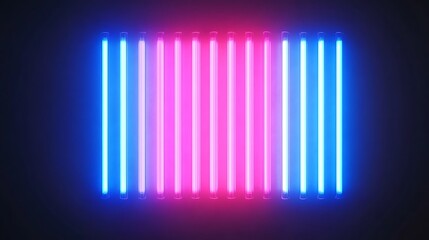 Fototapeta premium Radiating Neon Light Burst, futuristic flashes, Motion lights, Colorful Streaks on Dark Background