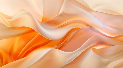 Fototapeta premium Vibrant Abstract Digital Art with Flowing Waves, Neon Lights, and Futuristic Fluid Design Elements