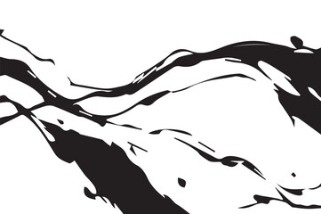 Obraz premium Grunge black and white pattern. Monochrome particles abstract texture. Background of cracks, scuffs, chips, stains, ink spots, lines. Dark design background surface. Gray printing element