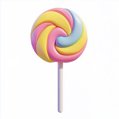 Lollipop isolated on a white background.