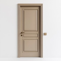 door on a white background