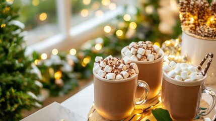 Cozy Hot Chocolate Bar for Winter Celebration