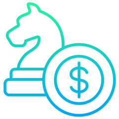 financial strategy Icon