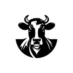 Creative a simple Swan silhouette vector Style with white background