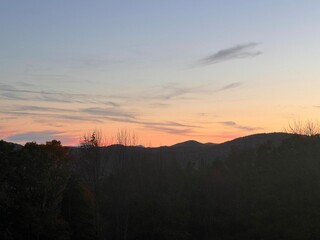 Obraz premium sunset on horizon