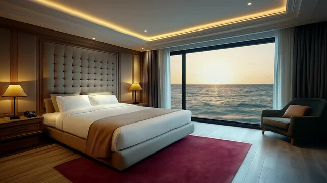 interior of a hotel room