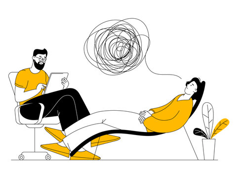 Psychotherapy session or consultation.