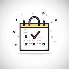 Obraz premium art appointment icon