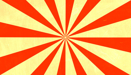 groovy 70s background sunburst. vector illustration
