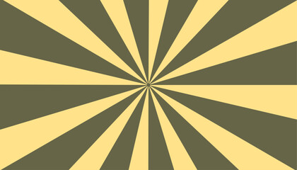 groovy 70s background sunburst. vector illustration