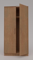 Fototapeta premium Wooden Wardrobe