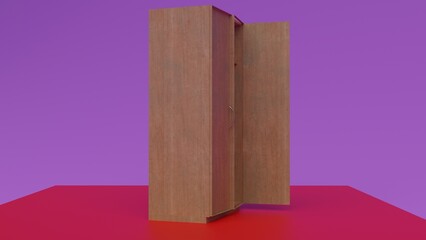 Wooden Wardrobe