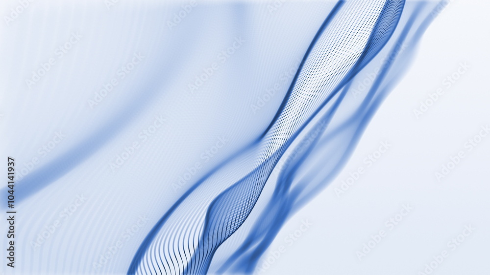 Aufkleber explore abstract seamless loop background wave patterns enhanced with dynamic and mesmerizing lighti
