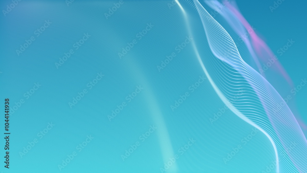 Aufkleber explore abstract seamless loop background wave patterns enhanced with dynamic and mesmerizing lighti