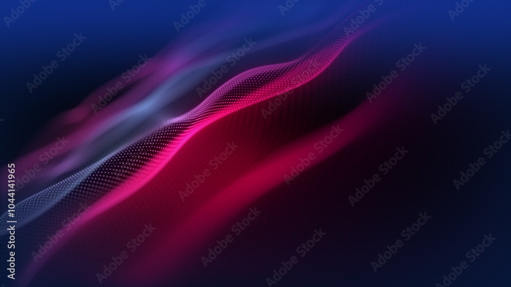 Poster explore abstract seamless background wave patterns enhanced with dynamic and mesmerizing lighting ef