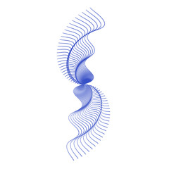 3d render of a spiral