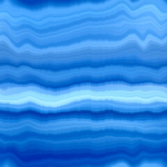Modern summer striped blur wash seamless pattern background for trendy beach wear and coastal living designs. Repeatable alcohol ink bleed effect in blue white indigo colors