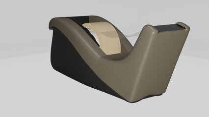 Tape Dispenser with white background