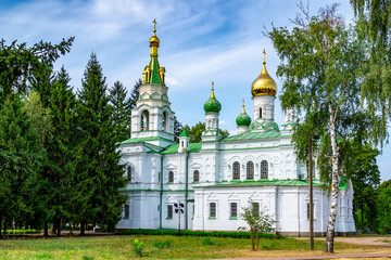 Ancient christian orthodox church in Poltava, Ukraine