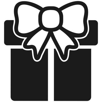 recommend clip art: Present gift box icon. Christmas and birthday gift icon illustration vector symbol isolated. SVG
