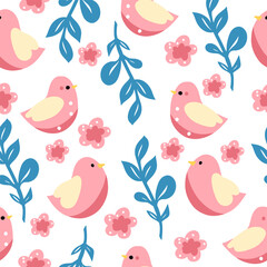 Easter pattern. Seamless Easter vector pattern for decoration