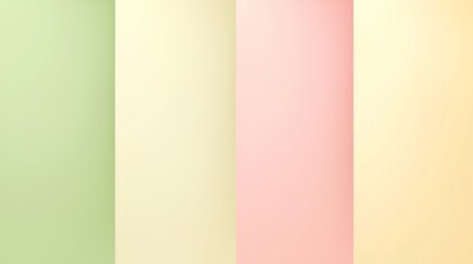 Obraz premium Abstract background with pink, yellow, and green paper. Trendy and colorful mix for design projects. Pastel hues and geometric shapes offer a modern and creative feel