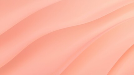 Obraz premium Flowing diagonally across a peach-colored background, smooth wavy lines create movement and elegance, with a touch of modern design