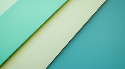 Modern abstract background with green and yellow paper stripes, creating a stylish design perfect for customization. Ideal for various projects, evoking freshness and elegance