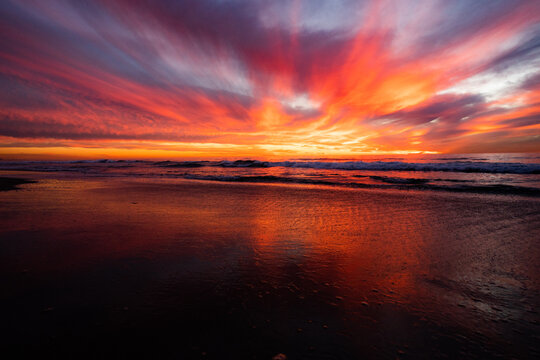 sunset landscape