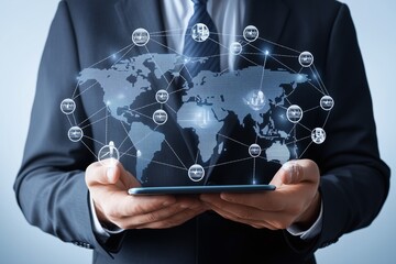 Global business structure of networking