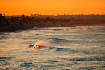 crashing waves 