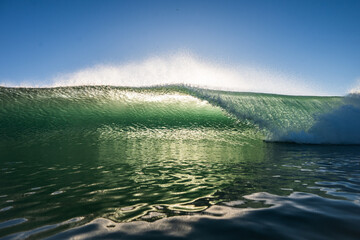 crashing waves 