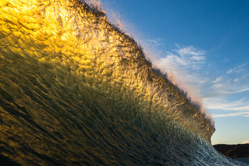 crashing waves 