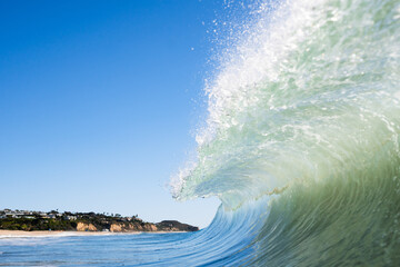 crashing waves 