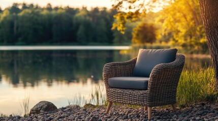 Fototapeta premium Peaceful Lake View