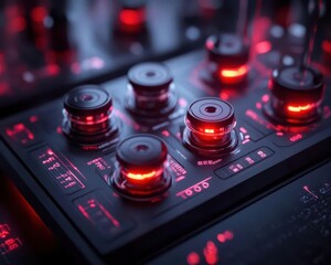 Virtual lab experiments, vibrant colors, digital screens, educational setting, modern