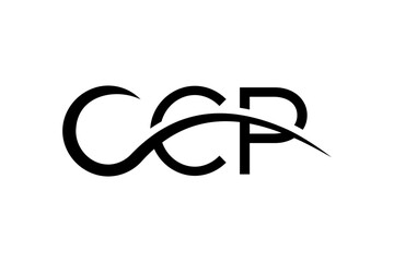 initial three letter CCP swoosh logo