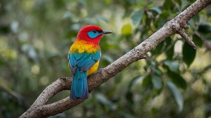 Obraz premium colorful bird