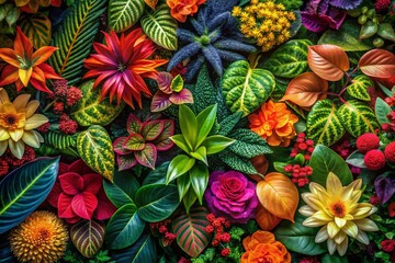 Obraz premium Elegant Floral Foliage Notepad Banner Background Design for Creative Projects