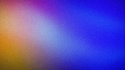 A bold abstract gradient featuring vibrant blue, purple, and orange tones, with a grainy texture that enhances its appeal for 4K wallpapers, banners, and creative designs
