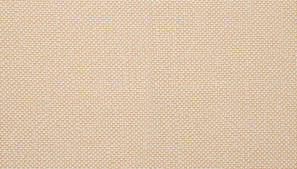 Textured background of hemp or organic cotton fabric for eco-friendly and sustainable design